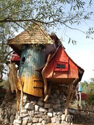 Felsennest Baumhaus Kulturinsel Abenteuernacht im Felsennest