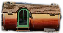 Euro Amusement Show Frankreich Paris Kuenstlerische Holzgestaltung Kulturinsel Einsiedel 2013 - Fassbaumhaus