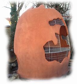 Thale Erlebniswelt Deutschland Kuenstlerische Holzgestaltung Kulturinsel Einsiedel 2013 - Spielskulptur