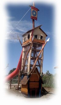 Teorix Tuerme Gallier Frankreich Kuenstlerische Holzgestaltung Kulturinsel Einsiedel 2013