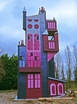 2016-Holzgestaltung-Bergmann-Grenouillere-France-Turm